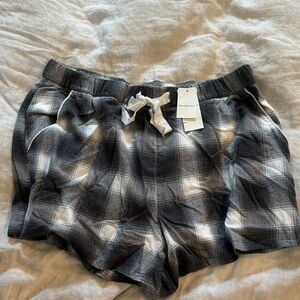 Abercrombie & Fitch flannel pajama shorts